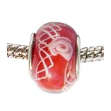 A single beautifully made glass, spinning bead-charm with full 5mm opening. Silver plated with 925 sterling silver. Only 2.50 postage no matter how many items you include in a parcel