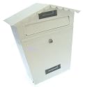 Outside White letter box