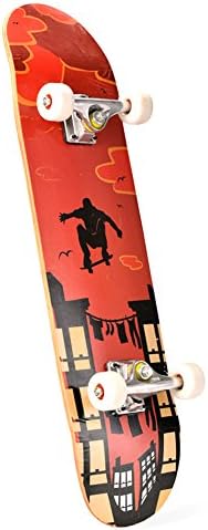 PG Boy Girl Wood Longboard Skateboard Cruiser Skate Board Downhill Red