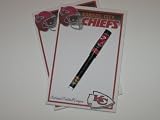 KANSAS CITY CHIEFS 2 Team Pads & Logo Pen Set