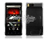 Clear Hard 2-Pc "Transparent" Plastic Snap On Faceplate Case for Motorola Droid X (Verizon Wireless)