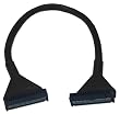 18" Round Black 34-pin Single Floppy Cable