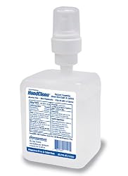 HandClens Alcohol-Free Instant Hand Sanitizer 1000ML Cartridge,  Hypoallergenic-Color Free-Fragrance Free, 33.8 fl oz.