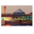 Oregon Museum of Science and Industry on Banks of the Willamette River, Portland, Oregon, USA Photographic Poster Print by Janis Miglavs, 64x48