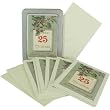 Holly and Calendar Cavallini Glitter Greetings Boxed Set of 10 Holiday Cards with Envelopes