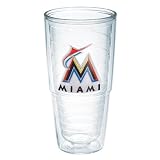 MLB Tervis Tumbler Miami Marlins 24oz. Logo Tumbler Cup ()