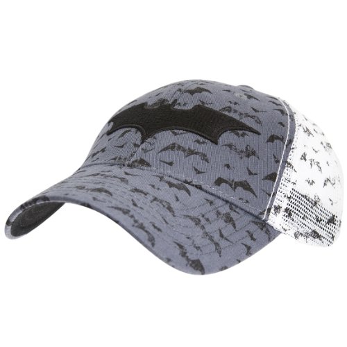  Batman - Dark Knight Logo All Over Mesh Cap