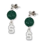 NCAA Michigan State Spartans LogoArt Ovation Earrings