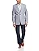 Cubavera Men's Fitted Linen Cotton Herringbone Textured Blazer