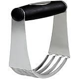 Orblue Pastry Cutter Stainless Steel - Professional Baking Dough Blender with Blades