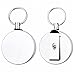 Kare and Kind Heavy Duty Retractable Reel with Belt Clip, 40 inch Steel Cord, Chrome Metal case, Belt Loop Clasp & Key Ring, Clasps Swivel Clips for Key/ID Badge (1PC)