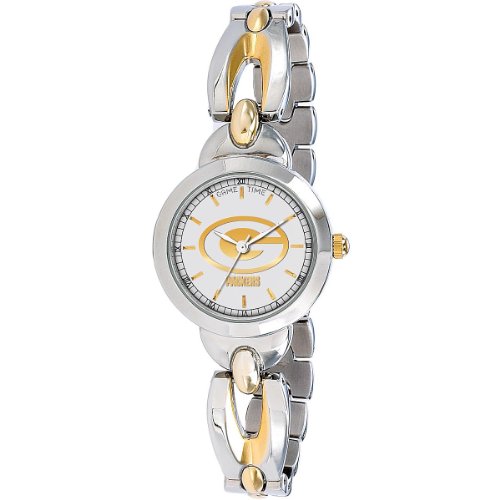 Green Bay Packers Womens Dress Watch Gold