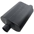 Flowmaster 952547 Super 40 Muffler - 2.50" Center In / 2.50" Offset Out - Aggressive Sound
