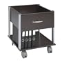 Office Star XT30 XText File Cabinet, Espresso Silver Accents