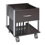 Office Star XT30 XText File Cabinet, Espresso Silver Accents