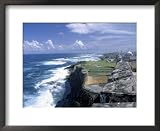 Castillo de San Cristobal Beach, Puerto Rico Framed Art Poster Print by Jim Schwabel, 22x18