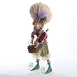 20" Striped Fabric Wine Chef Pixie Fairy Elf Christmas Table Top Decoration