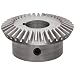 Boston Gear HL152YG Bevel Gear, 2:1 Ratio, 1.000" Bore, 12 Pitch, 36 Teeth, Steel
