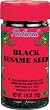 Roland Black Sesame Seeds, 4.16-Ounce Glass Jars (Pack of 6)
