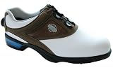 $225 Footjoy REELFIT 53825 White Brown Golf Shoes
