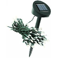 Solar LED-Lichterkette McShine mit 100 LEDs, ca. 15m Gesamtl�nge
