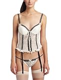 Cinema Etoile Womens Stretch Lace Bustier