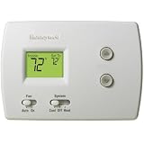 Honeywell TH3110D1008 White Pro Non-Programmable Standard Display Thermostat from the Pro Series TH3