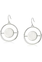 Kenneth Cole New York "Modern Rounds" Geometric Circle Drop Earrings