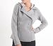 Roxy Exclusive Juniors Hooded Fleece Pea Coat (Medium, Heather)