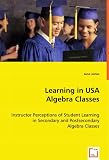 Learning in USA Algebra Classes