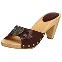 FRYE Women's Sammy Metal Slide,Nutella,7.5 M US