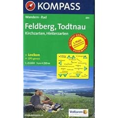 Feldberg, Todtnau: Kirchzarten, Hinterzarten. Wandern / Rad. 1:25.000. GPS-genau