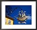 Golden Ship Hanging Sign, Old Town, Gyor, Gyor-Moson-Sopron, Hungary Framed Photographic Poster Print by Margie Politzer, 22x18