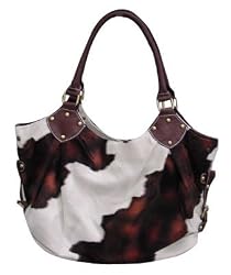 Oversiezd Classic Cow Print Bucket Tote / Handbag