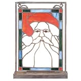 6 Inch W 9 Inch H Santa Head Mini Window & Display Windows