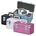 Alumi Case, Tool Box, Cosmetic Case AM-34D,Black, CD Holder, Travel Case