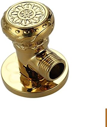 Continental Antique Carved/Thickening angle valve/Full Copper Triangle valve cold anti-burst-A