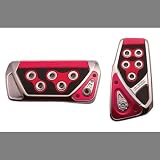 RAZO RP103RE Red Automatic Pedal Covers
