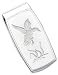 Rhodium-plated Flying Duck Hinged Money Clip