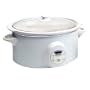 Maxi-Matic MST-6000W Elite Gourmet 6-Quart Programmable Slow Cooker, White