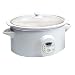 Elite Cuisine Smart Digital Slow Cooker - White (MST6000W)