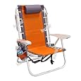 Ultimate Backpack Beach Chair with Cooler - LayFlat 5 position