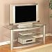 TV Stand - Steel/Glass- holds up to 50