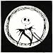 The Nightmare Before Christmas - Jack Skellington In Front of Moon - Glows In The Dark! - Screenprinted Sew or Pin On Patch