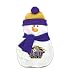 Louisiana State LSU Christmas Holiday Snowman Pillow