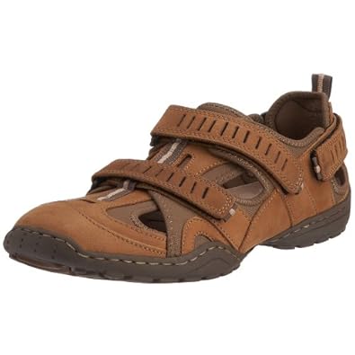 Hush Puppies Men's Raptor Sandal Tan Leather H1271102P 9 UK: Amazon ...
