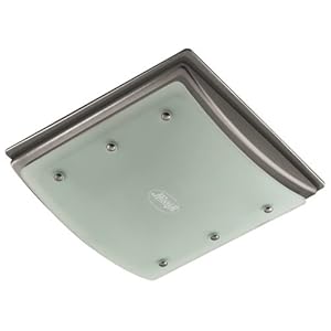 Hunter 90064 Bent Alabaster Glass Bathroom Fan