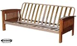 Futon Frame - Simmons Full Size Futon Frame in Heirloom - Norwood - Z86000