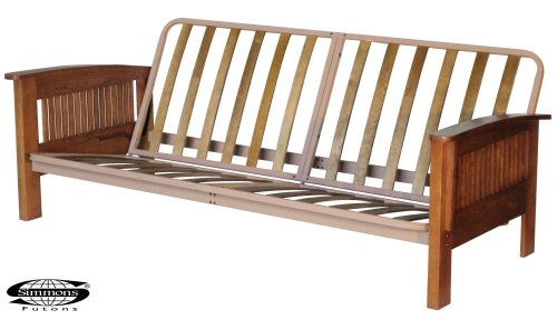 Futon Frame - Simmons Full Size Futon Frame in Heirloom - Norwood - Z86000