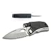 Tool Logic SLP3 Slpro3, Multifunction Folding Knife With Flashlight Plus Diamond Sharpener And Signal Whistle, Silver